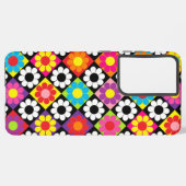 フラワーポップ・アートのパワースクウェア SAMSUNG GALAXYケース (裏面横)