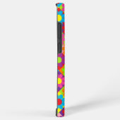 フラワーポップ・アートのパワースクウェア SAMSUNG GALAXYケース (右側面)