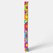 フラワーポップ・アートのパワースクウェア SAMSUNG GALAXYケース (左側面)