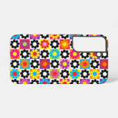 フラワーポップ・アートのパワースクウェア SAMSUNG GALAXYケース (裏面横)