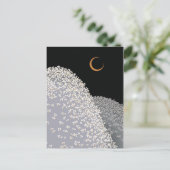 フラワーマウンテンヴィンテージ日本のパターン ポストカード (スタンド正面)