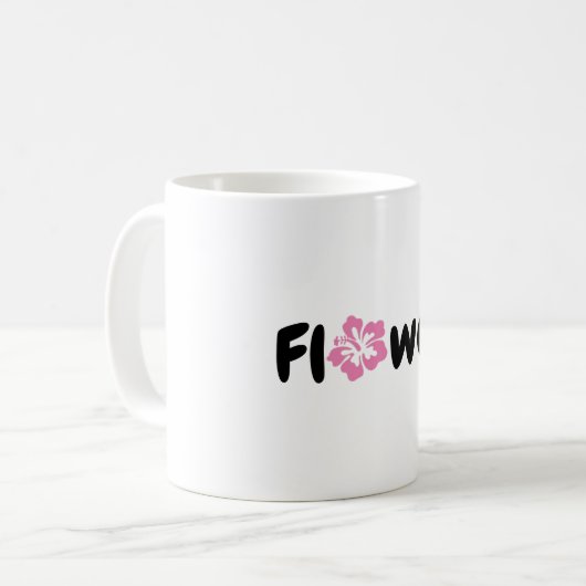 フラワーマグ コーヒーマグカップ (正面左)