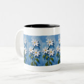 フラワーマグ ツートーンマグカップ (正面左)