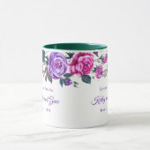 フラワーマグ - 日程を保存 マグカップ (中央)