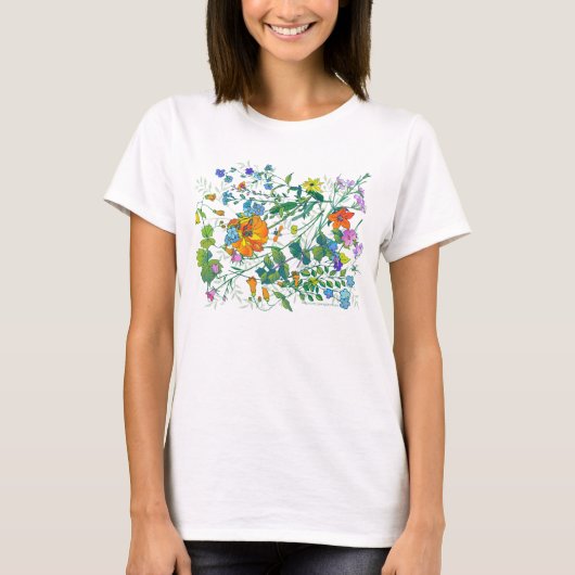 「フラワーマニア」 II Tシャツ (正面)