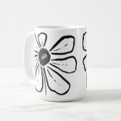 フラワーマモダング コーヒーマグカップ (正面左)