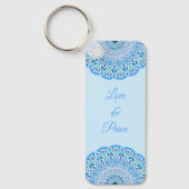 フラワーマンダラキーチェーン キーホルダー (正面)