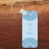 フラワーマンダラキーチェーン キーホルダー (正面)