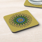 フラワーマンダラシームレス コースター (左側)