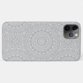 フラワーマンダラル_MG_2221 BlackNWhite Case-Mate iPhoneケース (裏面(横))