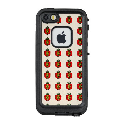 フラワーマンダラ模様 LifeProof iPhoneケース (裏面)