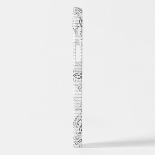 フラワーマンダラ3 iPhoneケース (左側面)