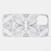 フラワーマンダラ3 iPhoneケース (裏面横)