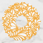 フラワーマンダラ4 ワイングラスタグ (正面)