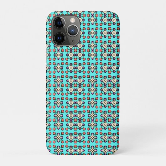 フラワーマンダラ シームレス パターン Case-Mate iPhoneケース (裏)