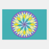 フラワーマンダラ ラッピングペーパーシート (正面2)