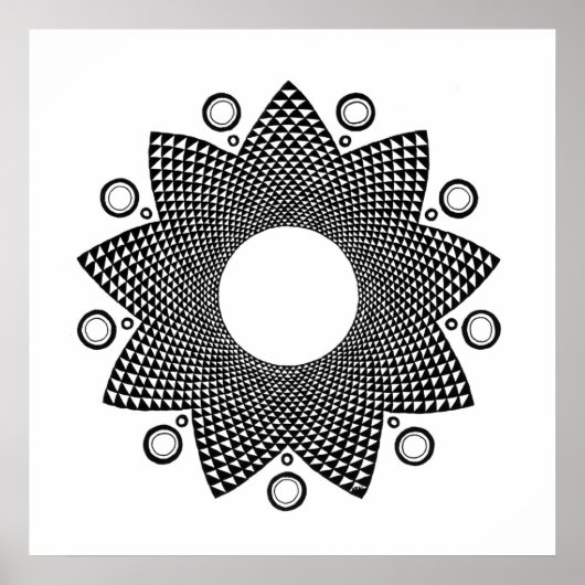 フラワーマンダラIII ポスター (正面)