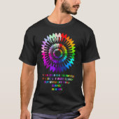 フラワーマンダラTシャツ Tシャツ (正面)