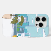 フラワーマンファ美意識デザイン: 高解像 Case-Mate iPhoneケース (裏面 (横))