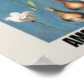 フラワーマーケットアムステルダムヴィンテージチューリップ ポスター (角)