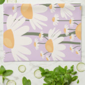 フラワーマーケットアムステルダム抽象芸術レトロデイジー キッチンタオル (折り畳み)