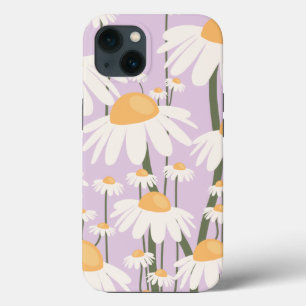 フラワーマーケットアムステルダム抽象芸術レトロデイジー iPhone 13ケース