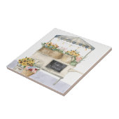 フラワーマーケットグラフウォーターカラーコテージコアアート タイル (側面)