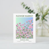 フラワーマーケットシティズオブザワールドバルセロナ ポストカード (スタンド正面)