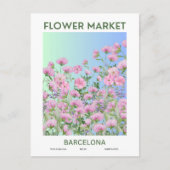 フラワーマーケットシティズオブザワールドバルセロナ ポストカード (正面)