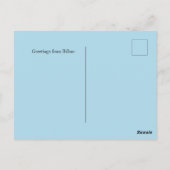 フラワーマーケットシティズオブザワールドビルバオ ポストカード (裏面)