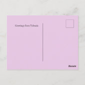 フラワーマーケットシティズオブザワールドマドリードカスタム ポストカード (裏面)