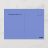 フラワーマーケットシティズオブザワールドロンドンカスタム ポストカード (裏面)