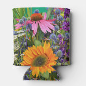 フラワーマーケットフォトカスタム文字 缶クーラー (裏面)