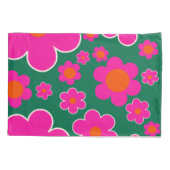 フラワーマーケットホノルルモダンデコールレトロ花 枕カバー (裏面)