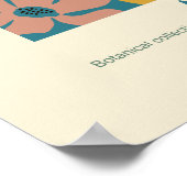 フラワーマーケットマドリードプリント ポスター (角)