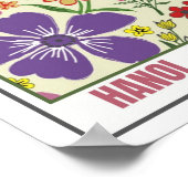 フラワーマーケット東南アジアハノイ ポスター (角)