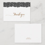 フラワーマーケット白黒バラノートカード ノートカード (正面/裏面)