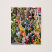 フラワーマーケット – ドイツの通り- 8x10 - 110 pc ジグソーパズル (縦)