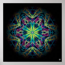 フラワーマーベル(大理石シリーズ) ポスター