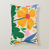 フラワーミックステープ アクセントクッション (正面(垂直))