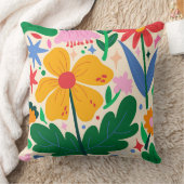 フラワーミックステープ クッション (ブランケット)