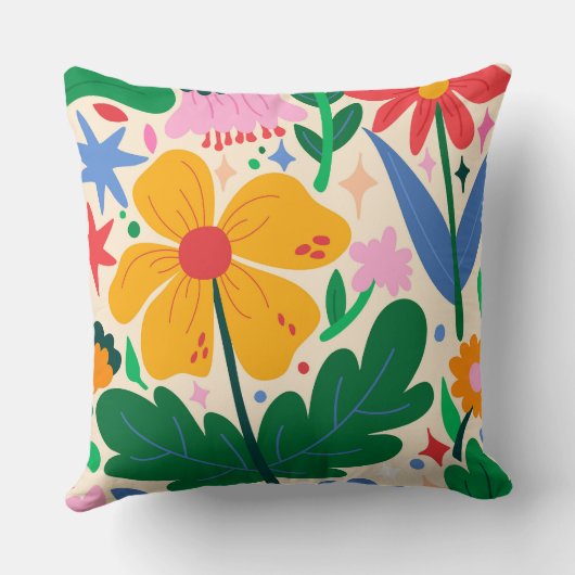 フラワーミックステープ クッション (裏面)