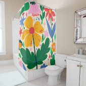 フラワーミックステープ シャワーカーテン (インサイチュ)