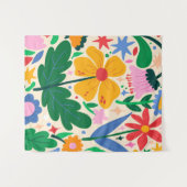 フラワーミックステープ タペストリー (正面(横))