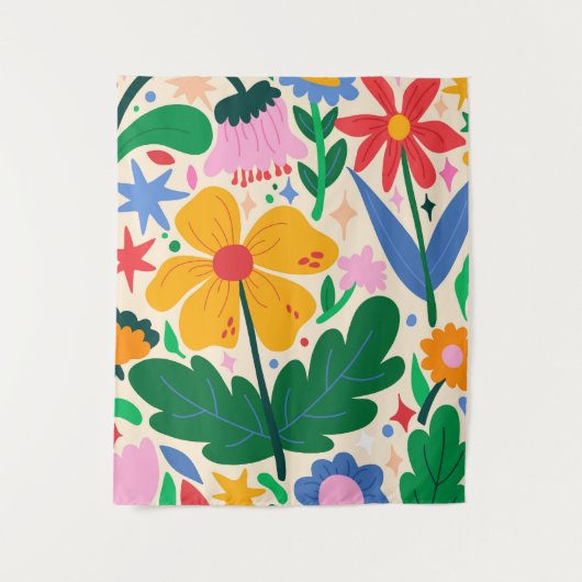 フラワーミックステープ タペストリー (正面)