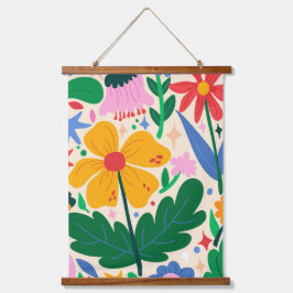 フラワーミックステープ 吊り下げ型タペストリー