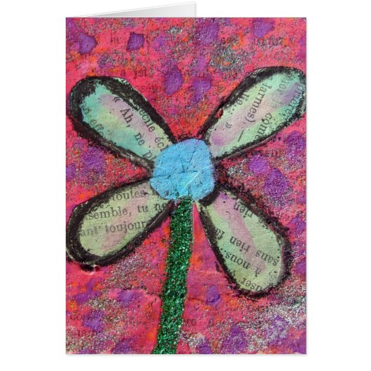 フラワーミックスメディアコラージュ、すべての行事 (正面)