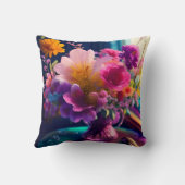 フラワーミックス花器1 クッション (裏面)