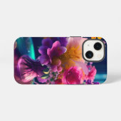 フラワーミックス花器1 iPhoneケース (裏面横)