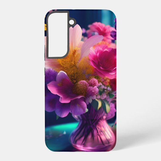フラワーミックス花器1 SAMSUNG GALAXYケース (裏面)